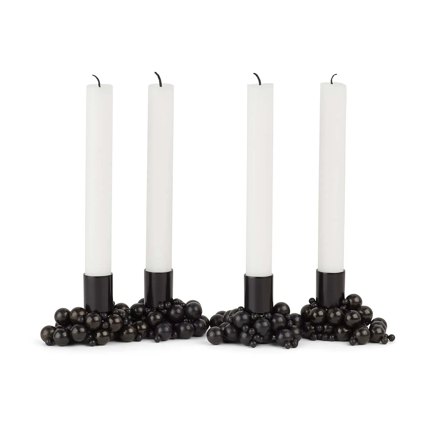 Candelabro Molekyl 4, negro Gejst
