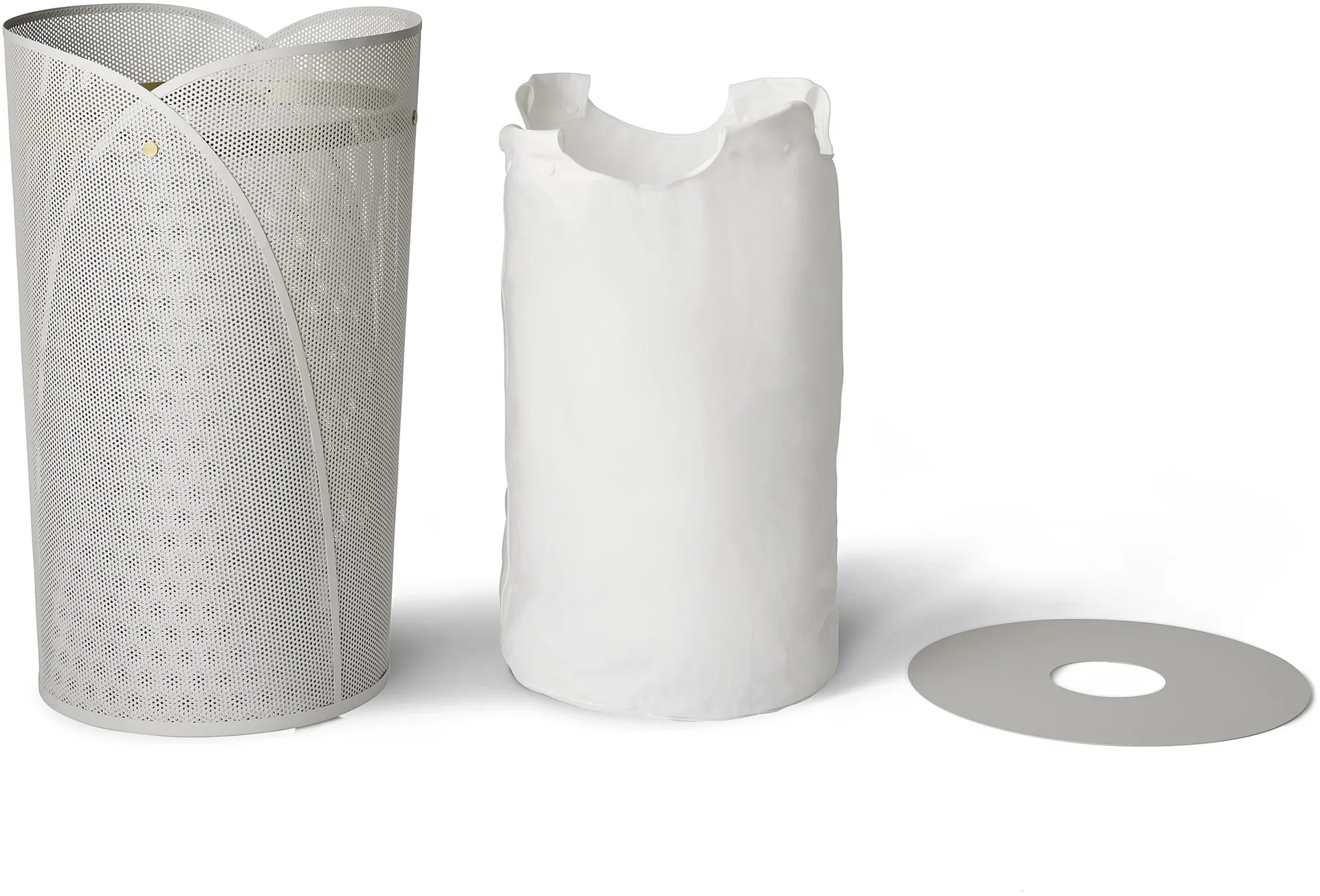  Cesto de ropa Oya 75 L, Gris cálido Gejst