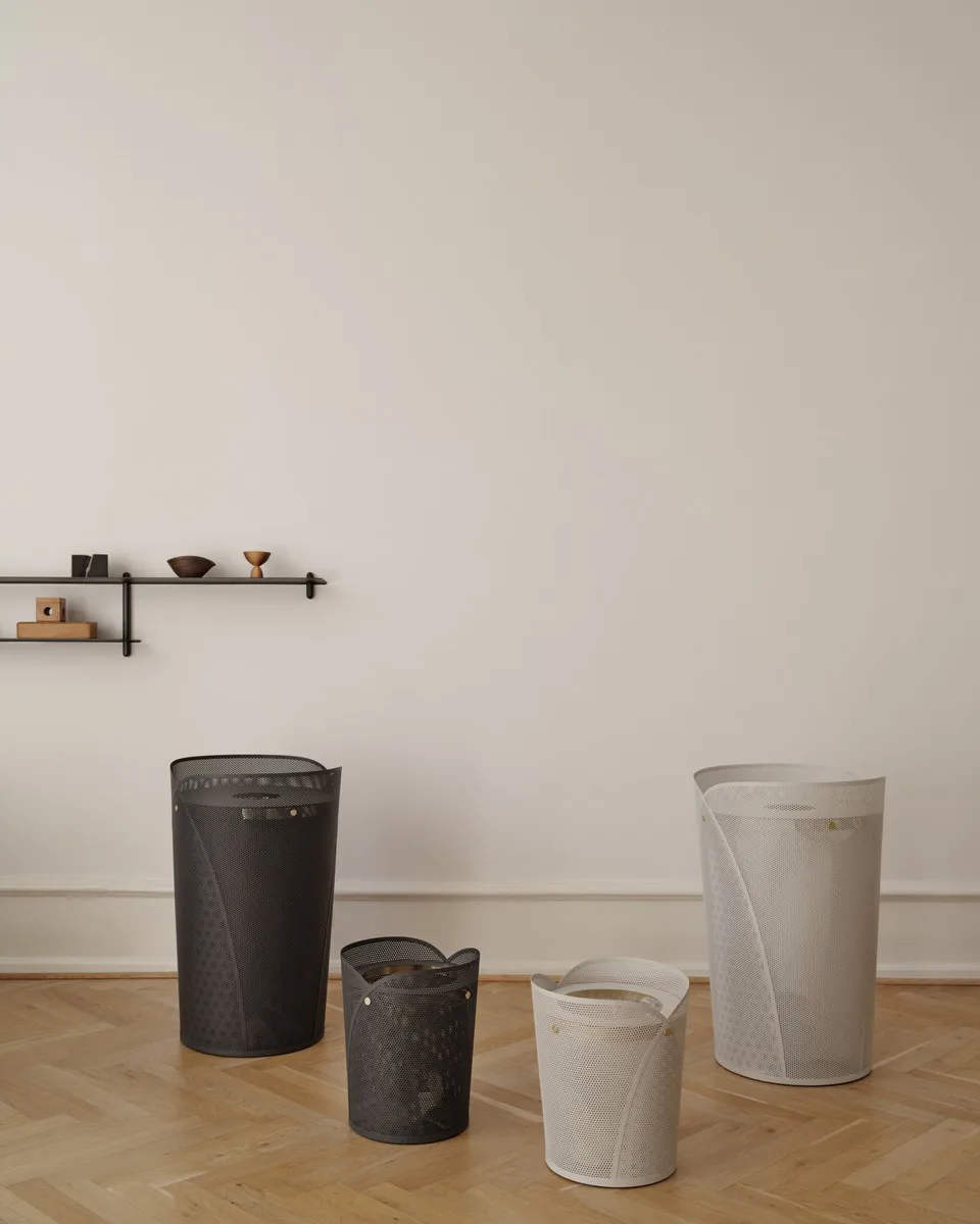  Cesto de ropa Oya 75 L, Gris cálido Gejst