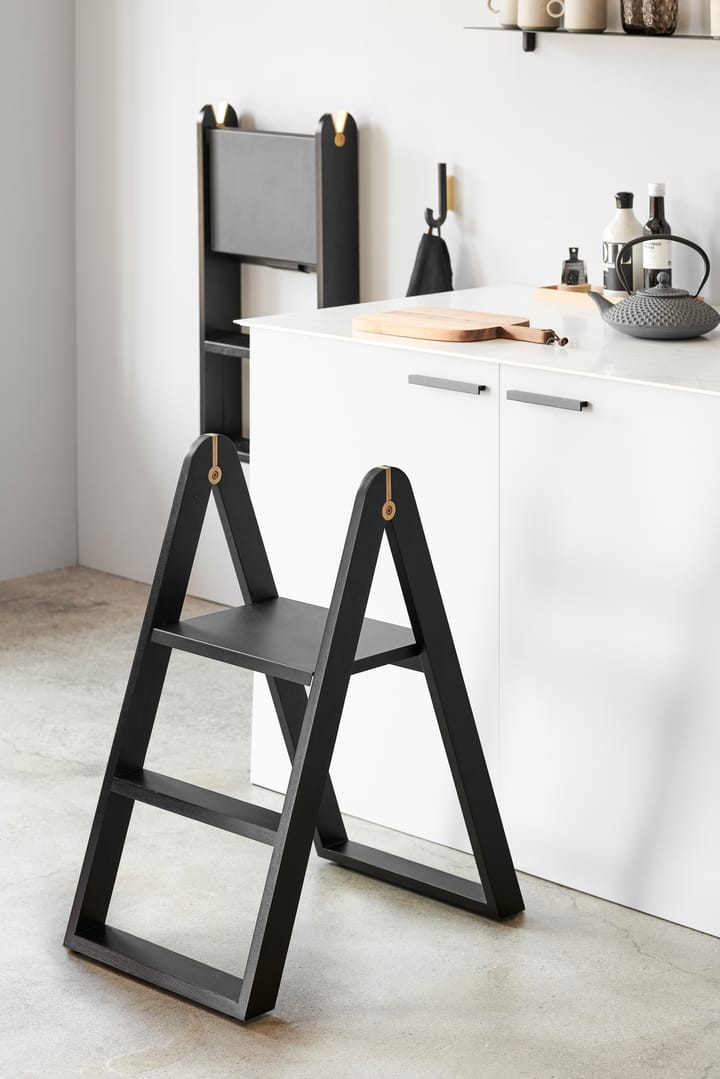 Escalera de tijera Reech, negro Gejst