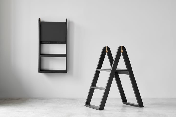 Escalera de tijera Reech, negro Gejst