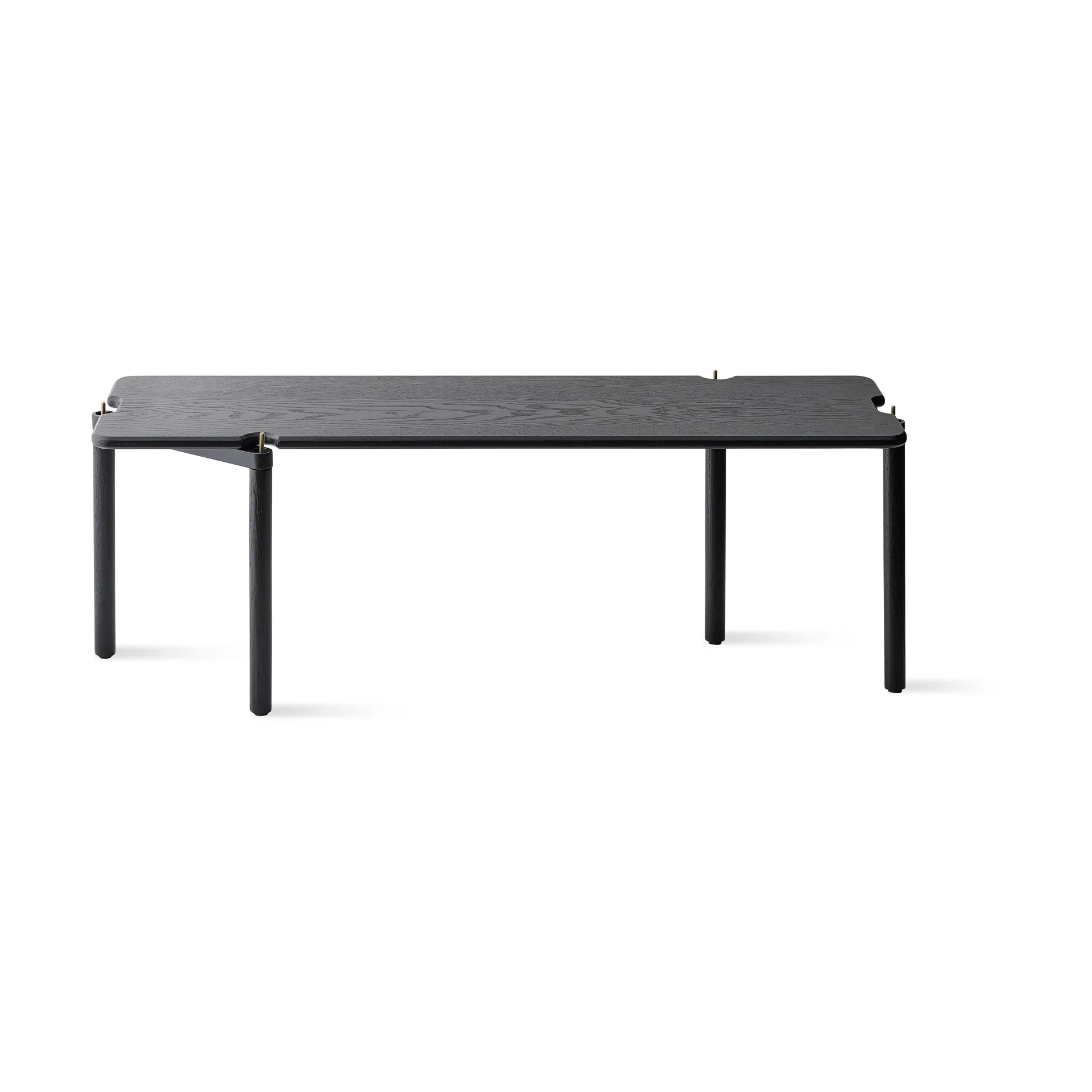 Estantería Invi con 1 estante, módulo 2, Fresno negro Gejst