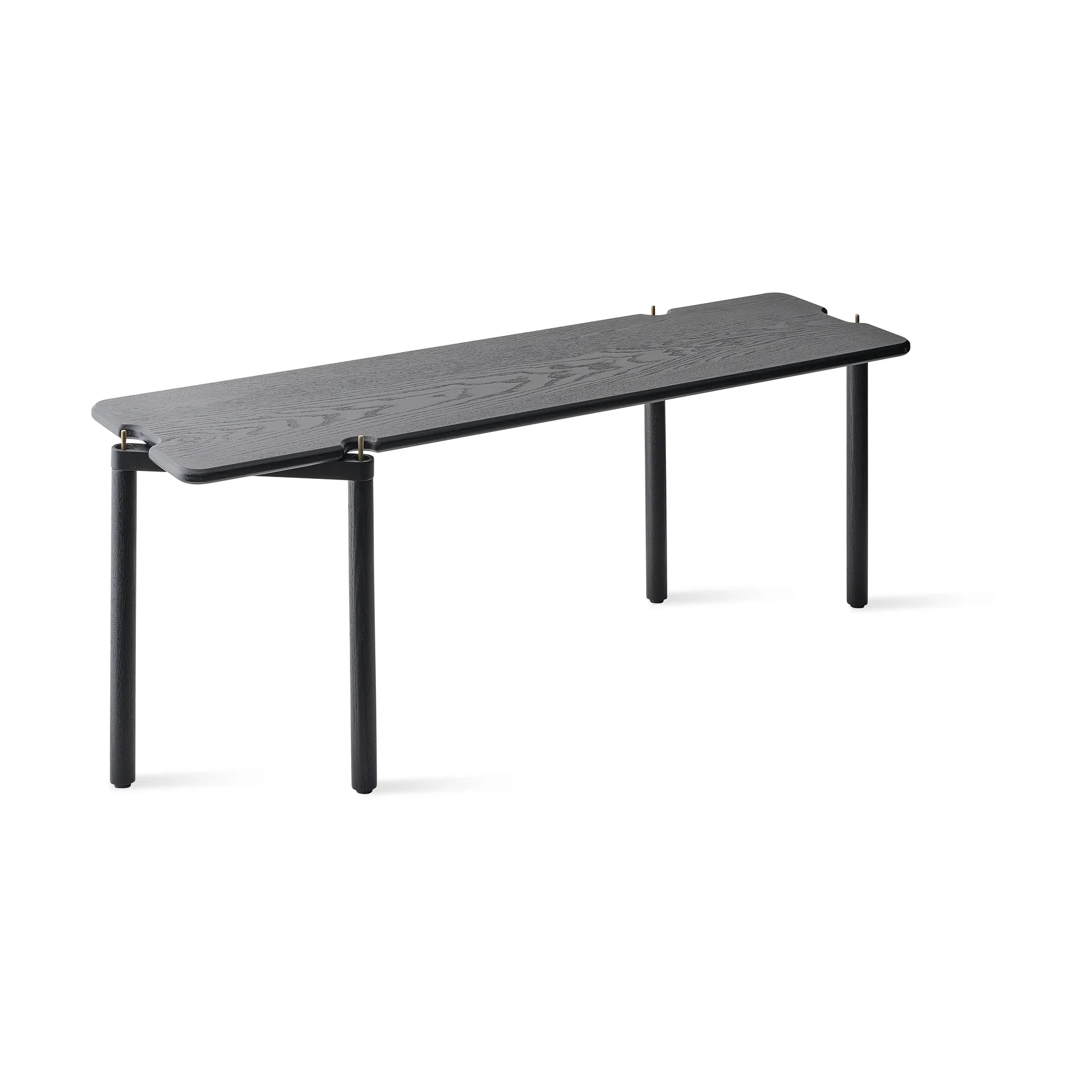 Estantería Invi con 1 estante, módulo 2, Fresno negro Gejst