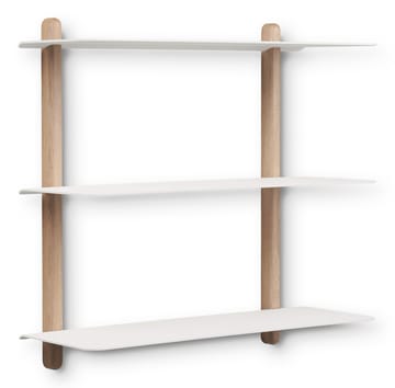 Estantería Nivo A large - Roble claro-blanco - Gejst