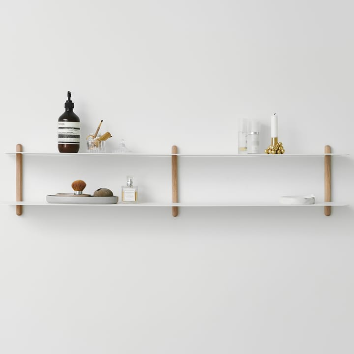 Estantería Nivo C, roble claro-blanco Gejst