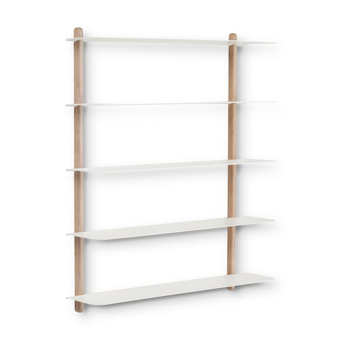Estantería Nivo E, roble claro-blanco Gejst