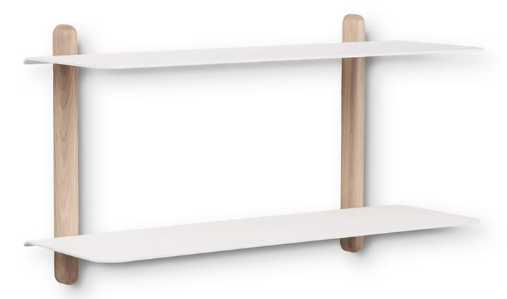 Estantería Nivo F large, Roble claro-blanco Gejst