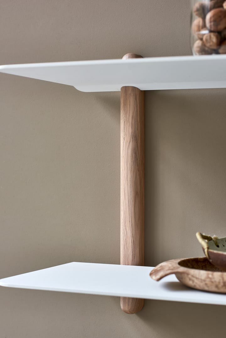 Estantería Nivo F large, Roble claro-blanco Gejst