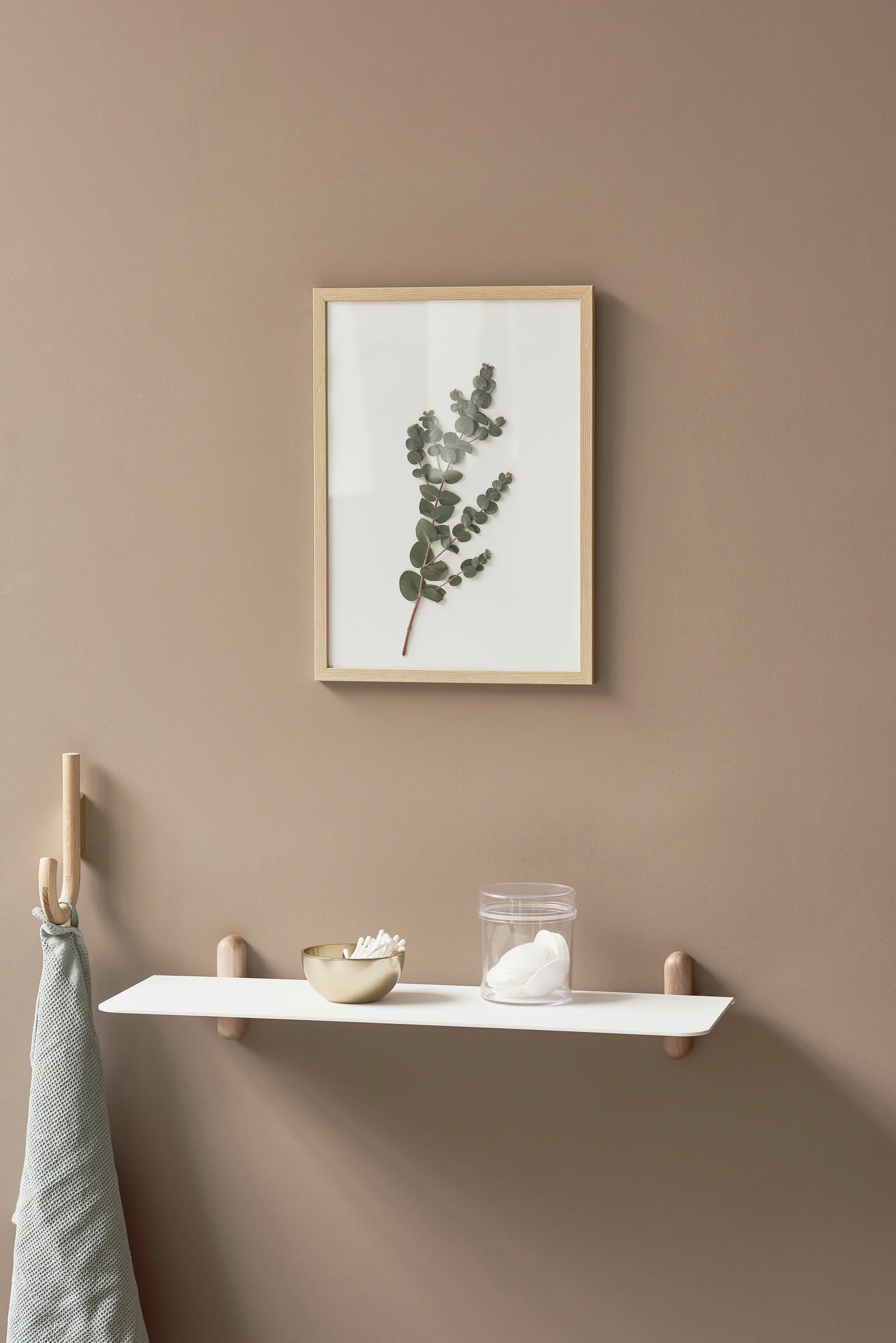 Estantería Nivo G large, Roble claro-blanco Gejst