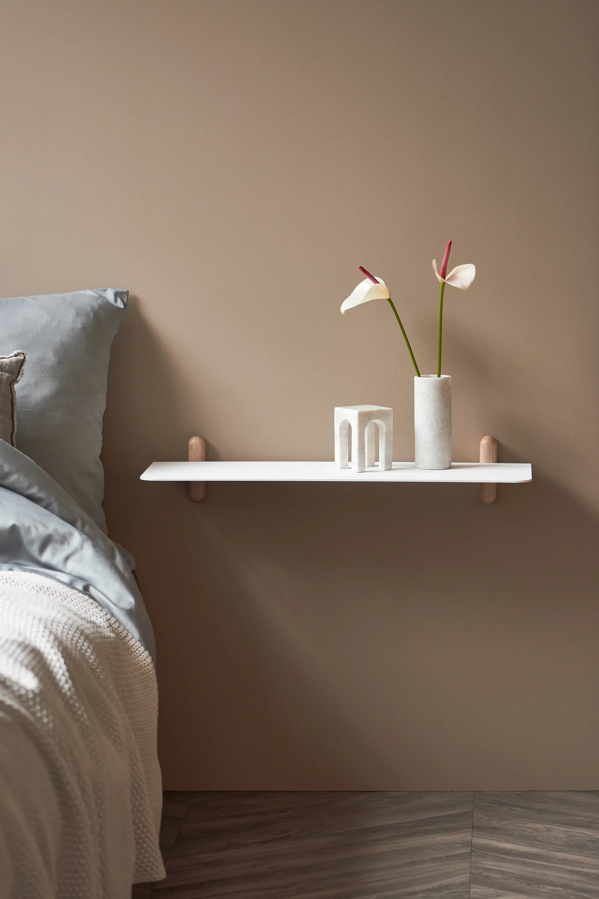 Estantería Nivo G large, Roble claro-blanco Gejst