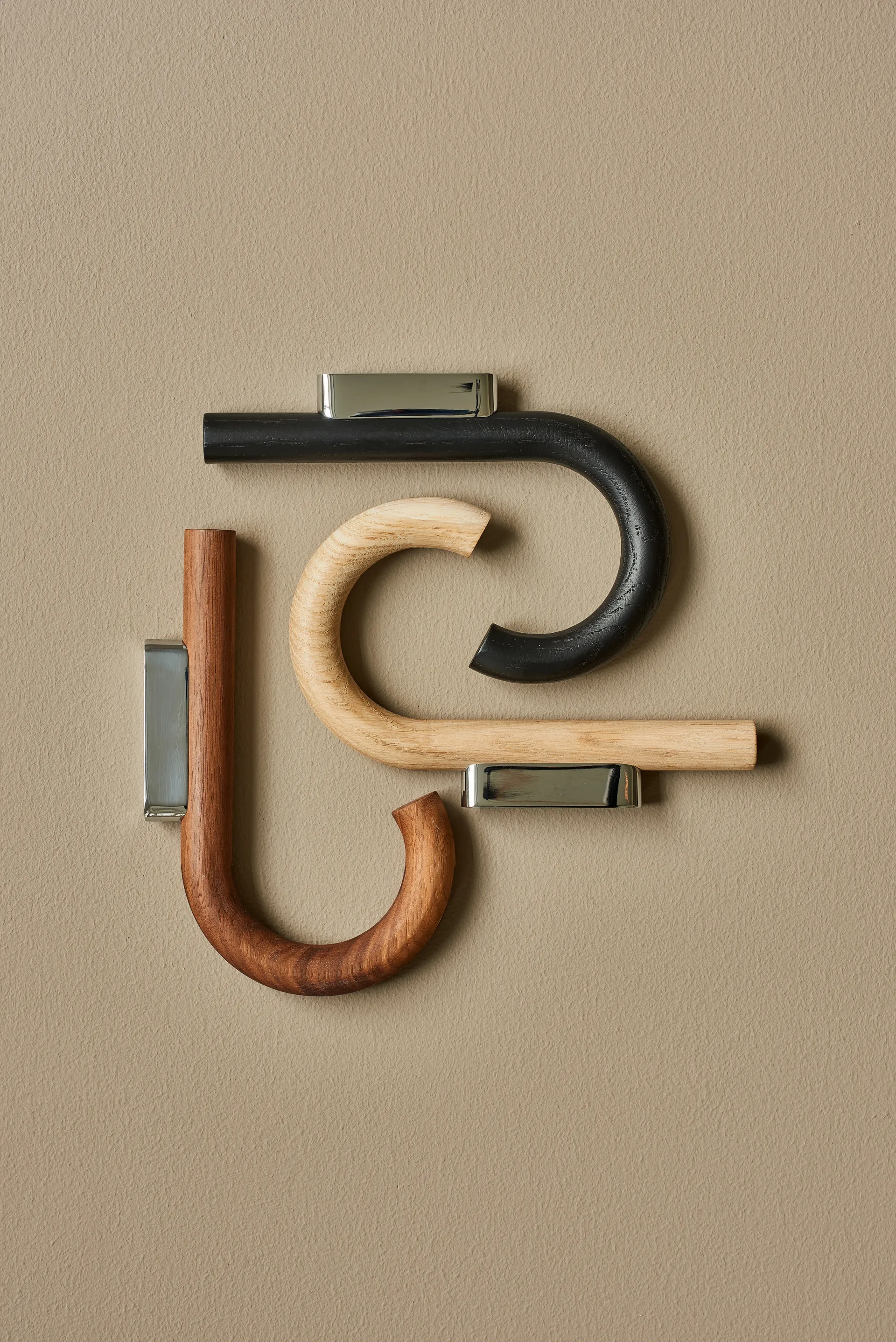 Gancho Hook 19 cm, Roble-cromo Gejst