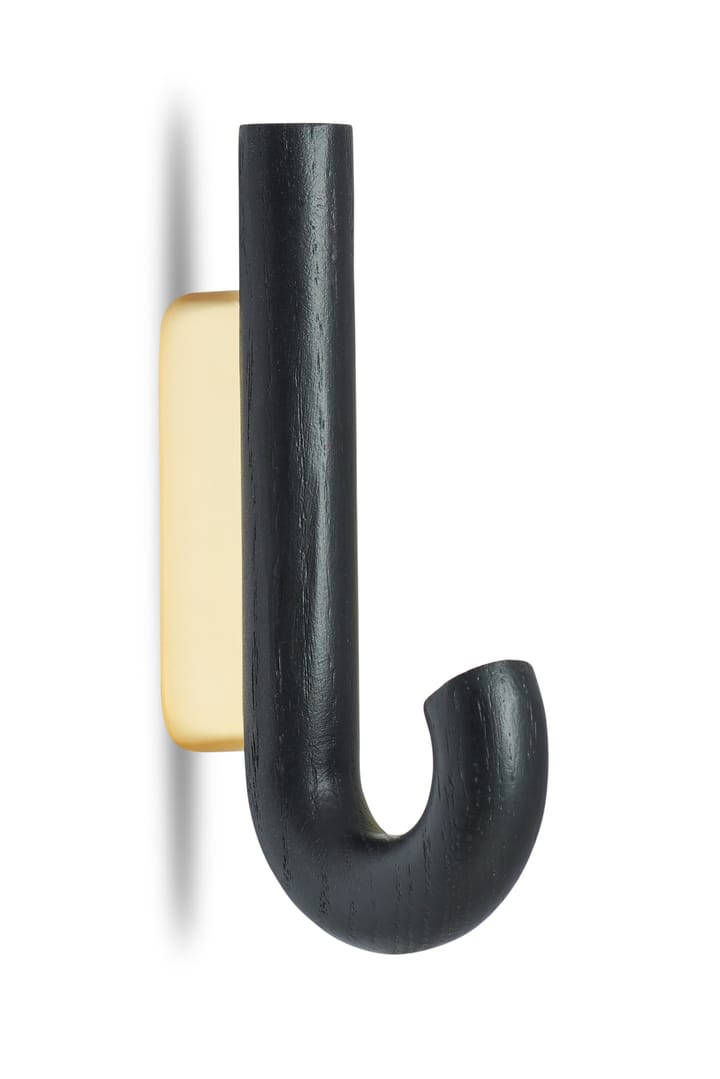 Gancho Hook mini 13,3 cm - negro roble-latón - Gejst