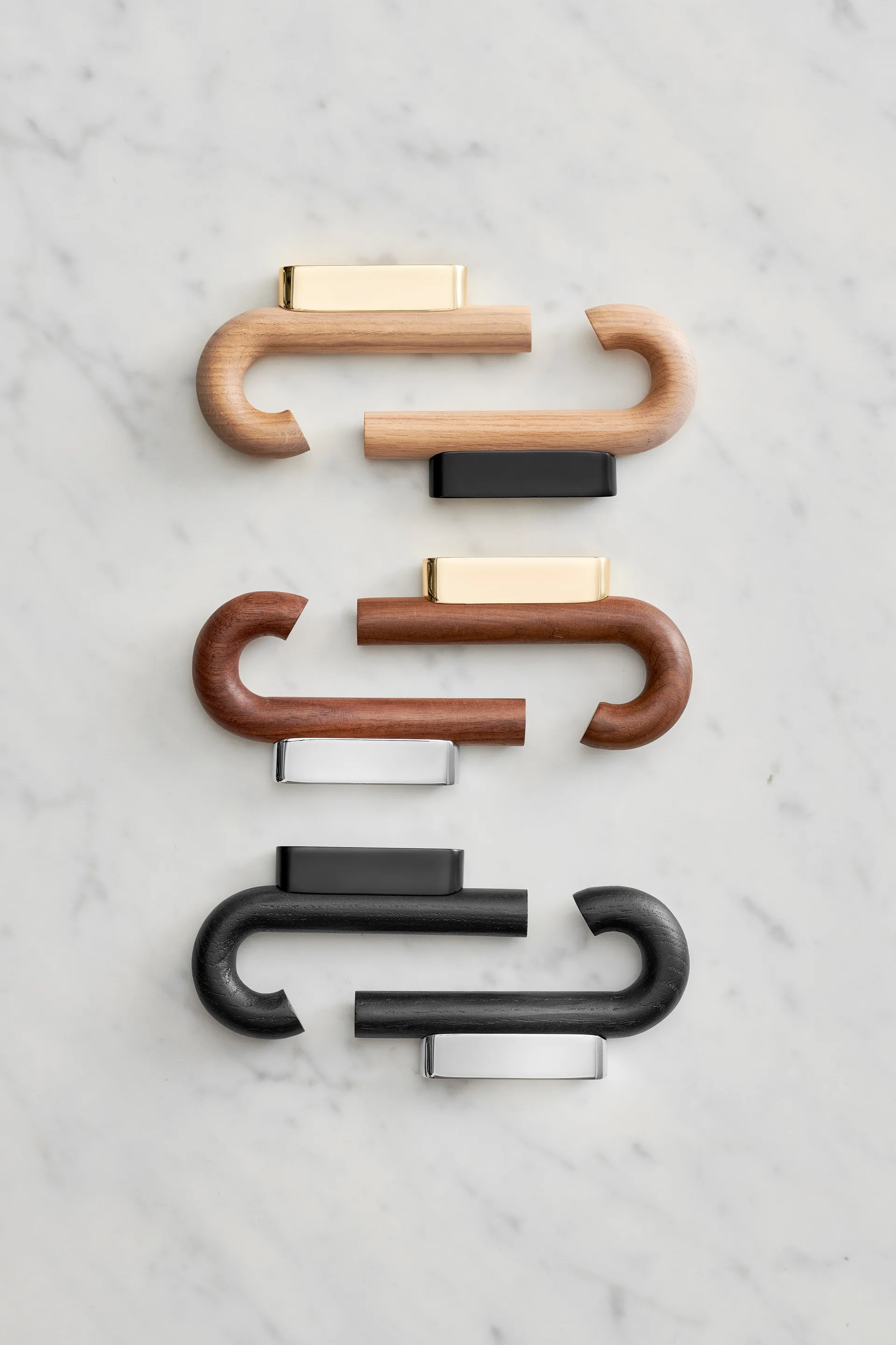 Gancho Hook mini 13,3 cm, negro roble-negro Gejst