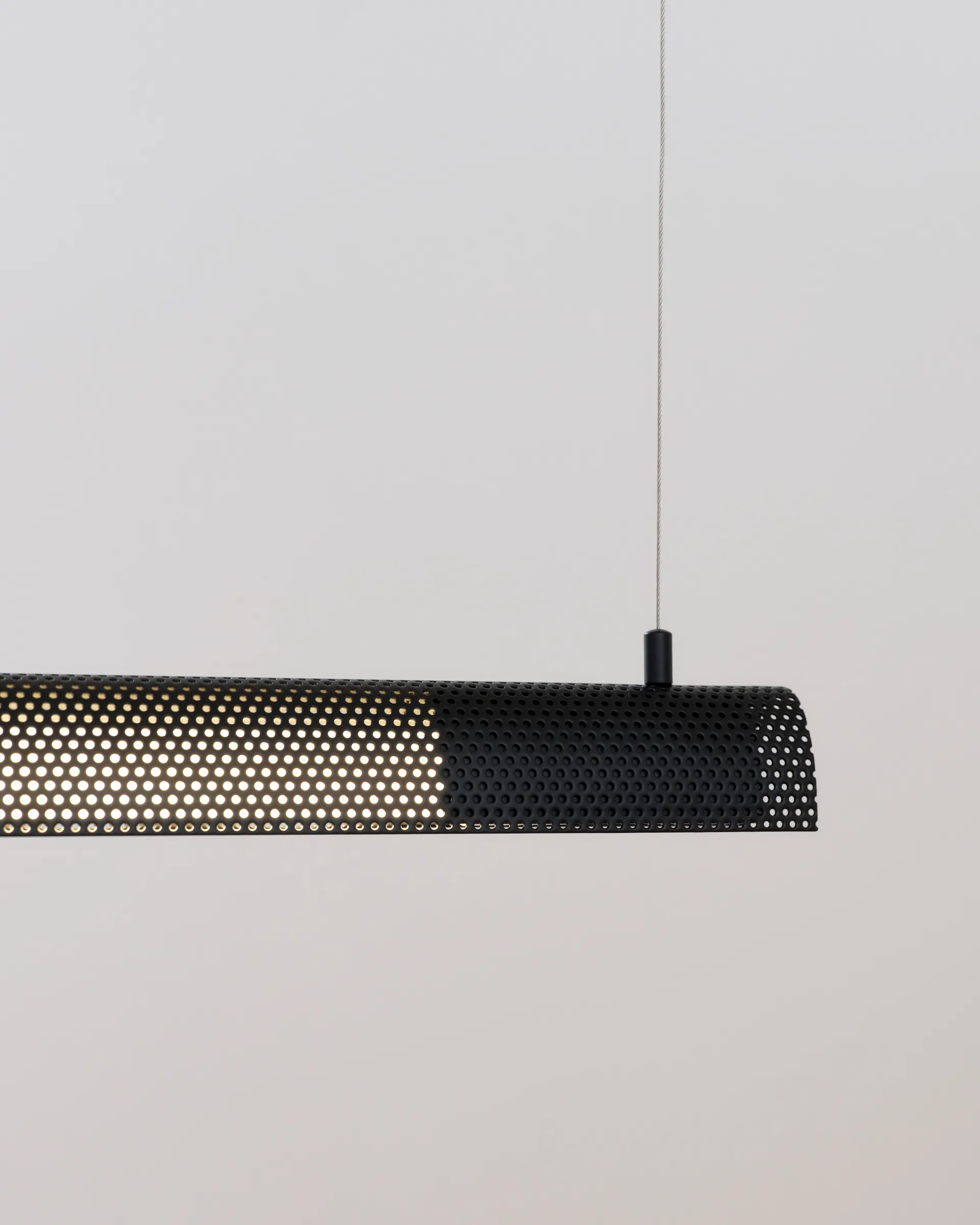 Lámpara colgante Radent long 135 cm, Blanco Gejst