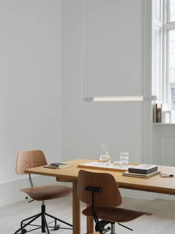 Lámpara colgante Radent short 70 cm - Blanco - Gejst