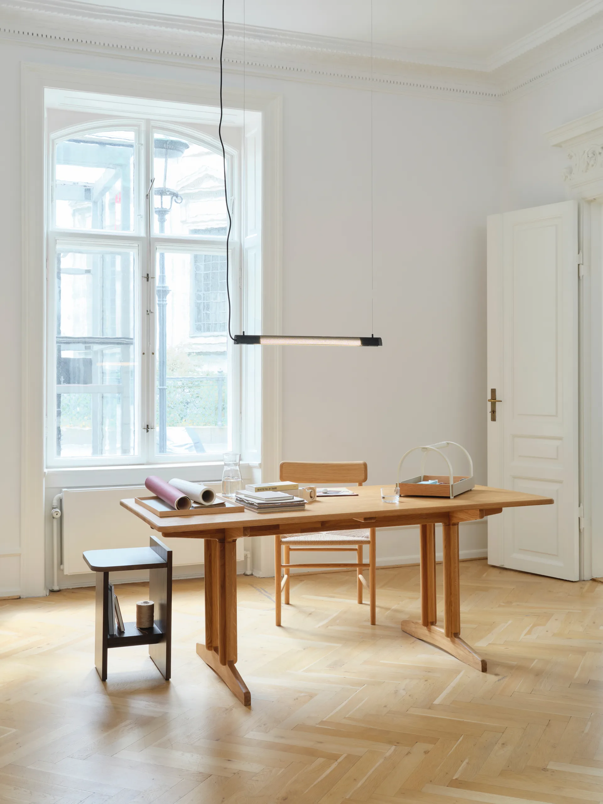 Lámpara colgante Radent short 70 cm, Negro Gejst