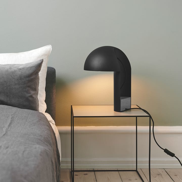 Lámpara de mesa Leery 40 cm, negro Gejst