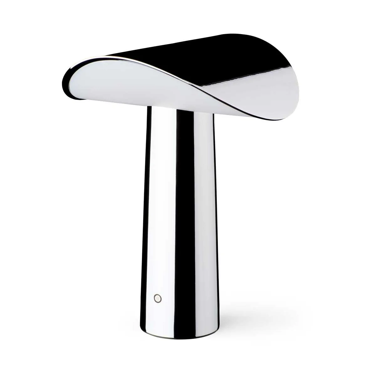 Lámpara de mesa Lium portátil 22,5 cm, Cromo Gejst