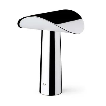 Lámpara de mesa Lium portátil 22,5 cm - Cromo - Gejst