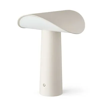 Lámpara de mesa Lium portátil 22,5 cm - Gris cálido - Gejst