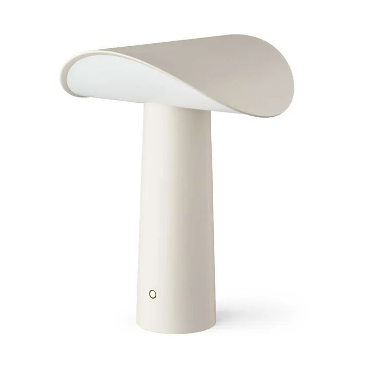 Lámpara de mesa Lium portátil 22,5 cm - Gris cálido - Gejst