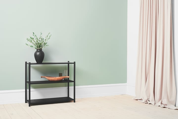 Librería Sceene bookcase A, Roble teñido negro Gejst