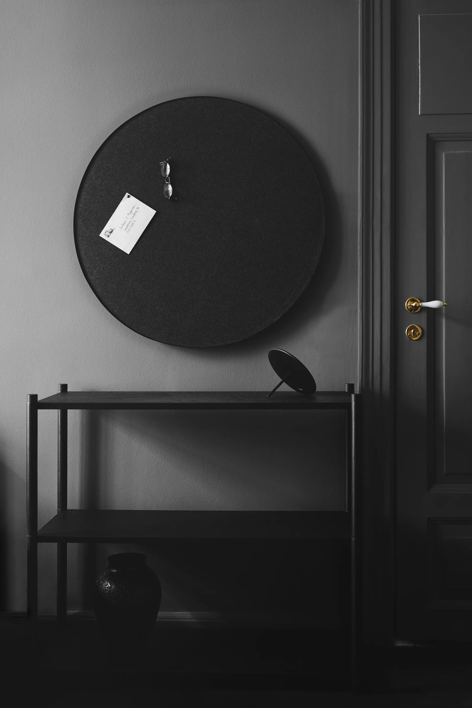 Librería Sceene bookcase A, Roble teñido negro Gejst