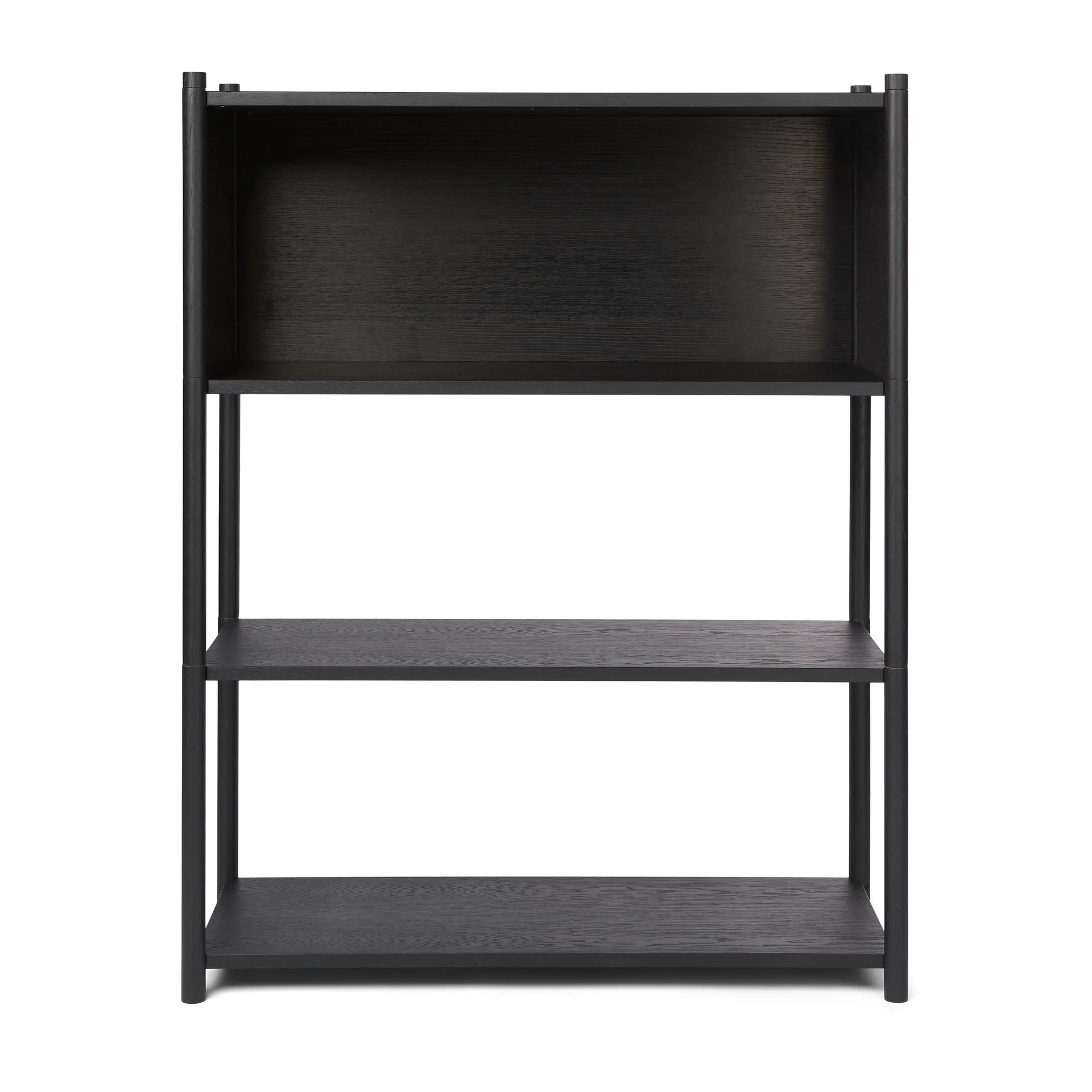 Librería Sceene bookcase B, Roble teñido negro Gejst