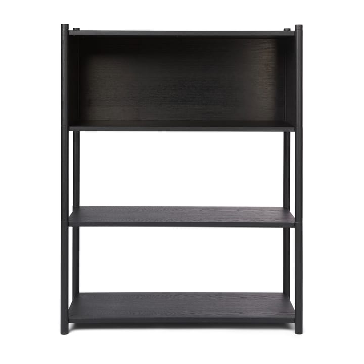 Librería Sceene bookcase B - Roble teñido negro - Gejst