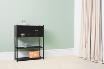 Librería Sceene bookcase B - Roble teñido negro - Gejst