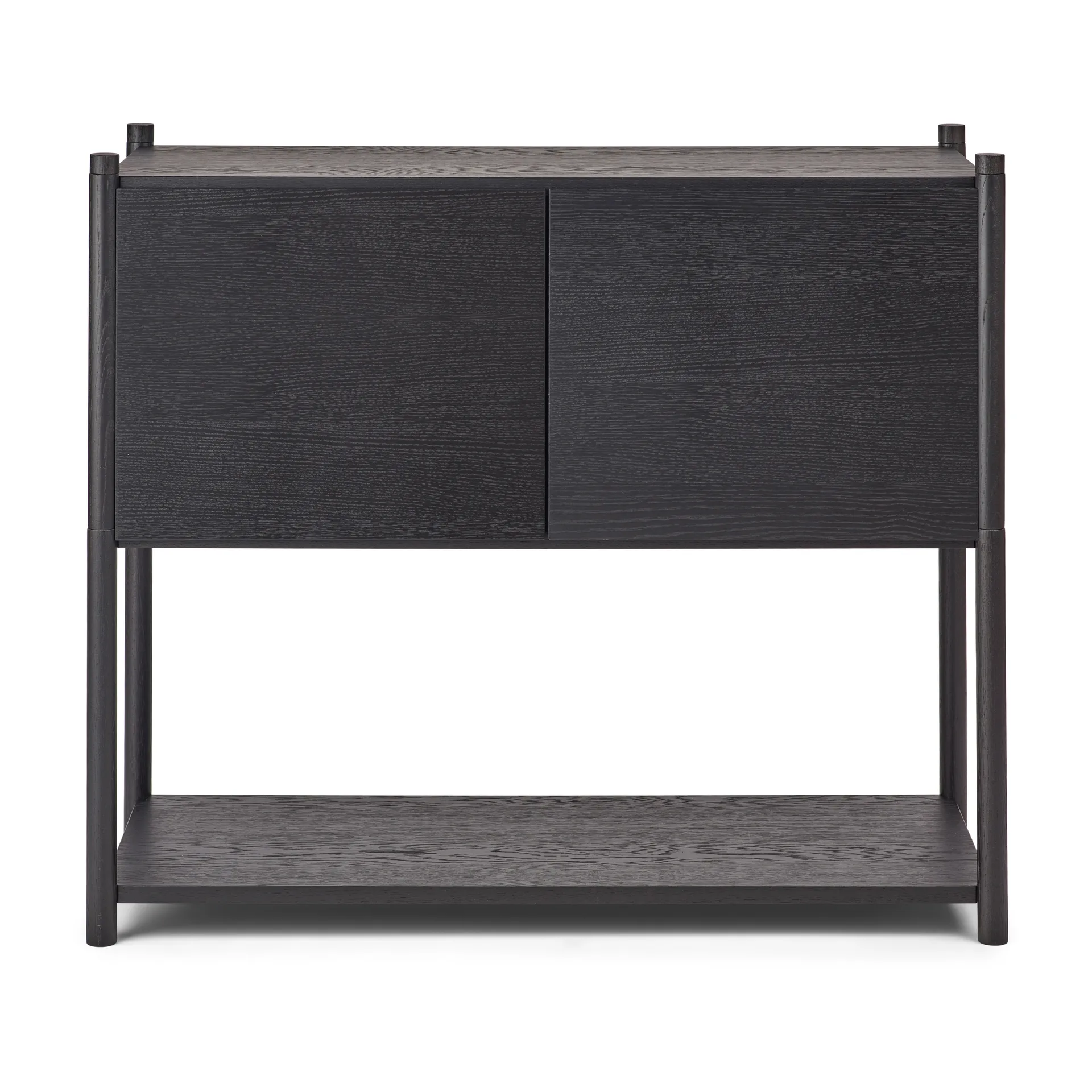 Librería Sceene bookcase C, Roble teñido negro Gejst