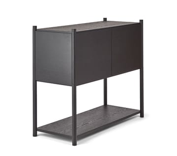 Librería Sceene bookcase C - Roble teñido negro - Gejst