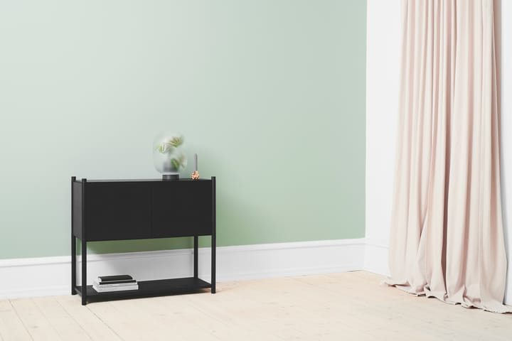 Librería Sceene bookcase C, Roble teñido negro Gejst