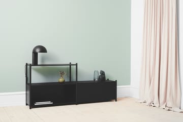 Librería Sceene bookcase D - Roble teñido negro - Gejst