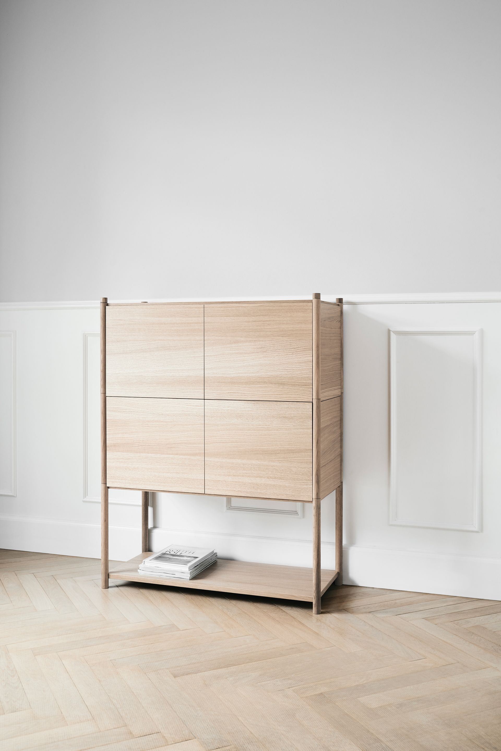 Librería Sceene bookcase E, Roble claro Gejst