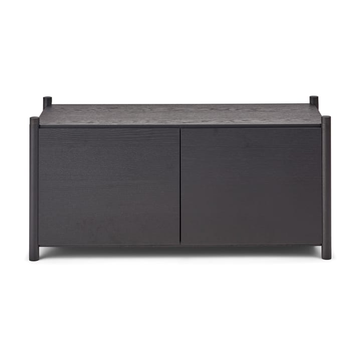 Librería Sceene bookcase G - Roble teñido negro - Gejst