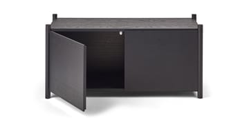 Librería Sceene bookcase G - Roble teñido negro - Gejst