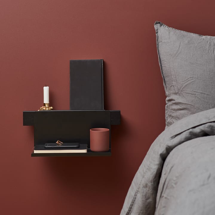 Listón magnético Flex Rail 40 cm, roble teñido de negro-negro Gejst