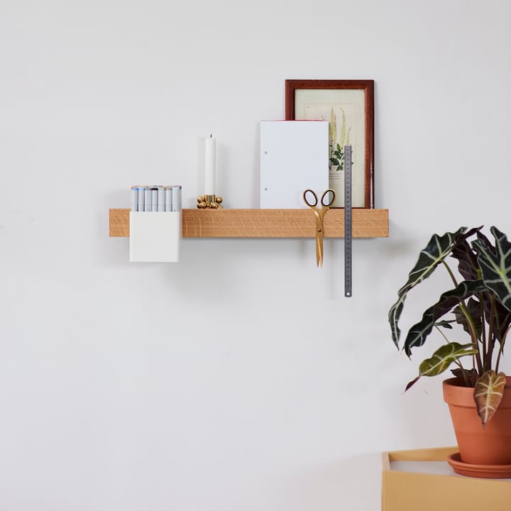 Listón magnético Flex Rail 60 cm, roble-blanco Gejst