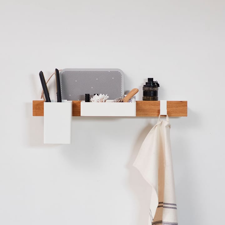 Listón magnético Flex Rail 60 cm, roble-blanco Gejst