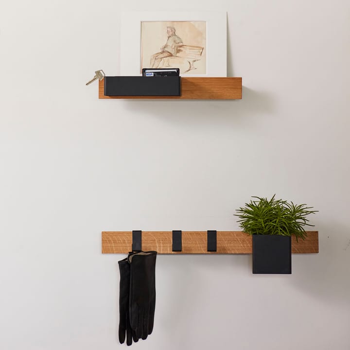 Listón magnético Flex Rail 60 cm, roble-negro Gejst