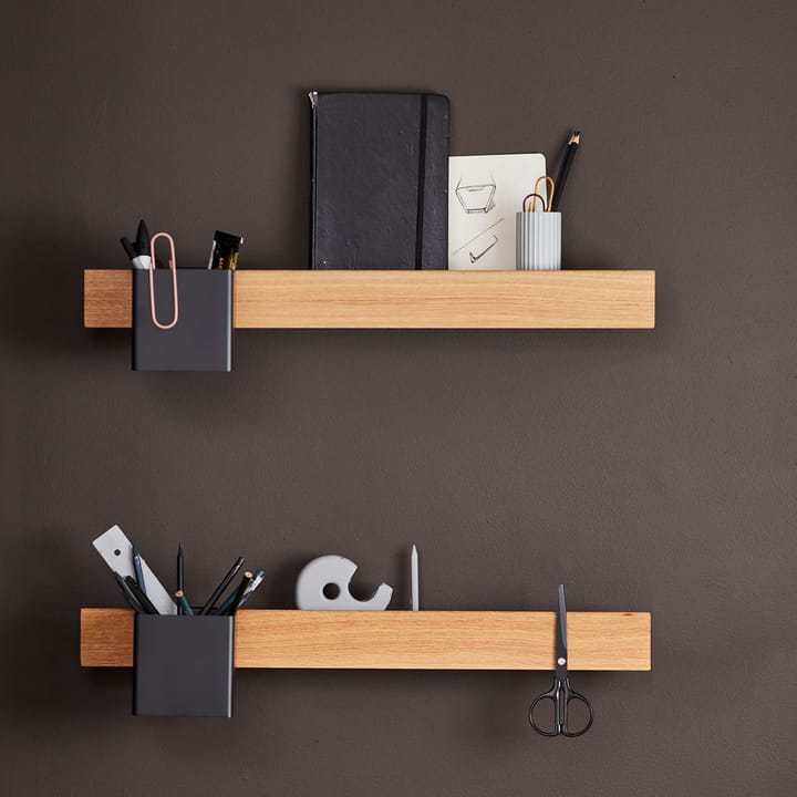 Listón magnético Flex Rail 60 cm, roble-negro Gejst