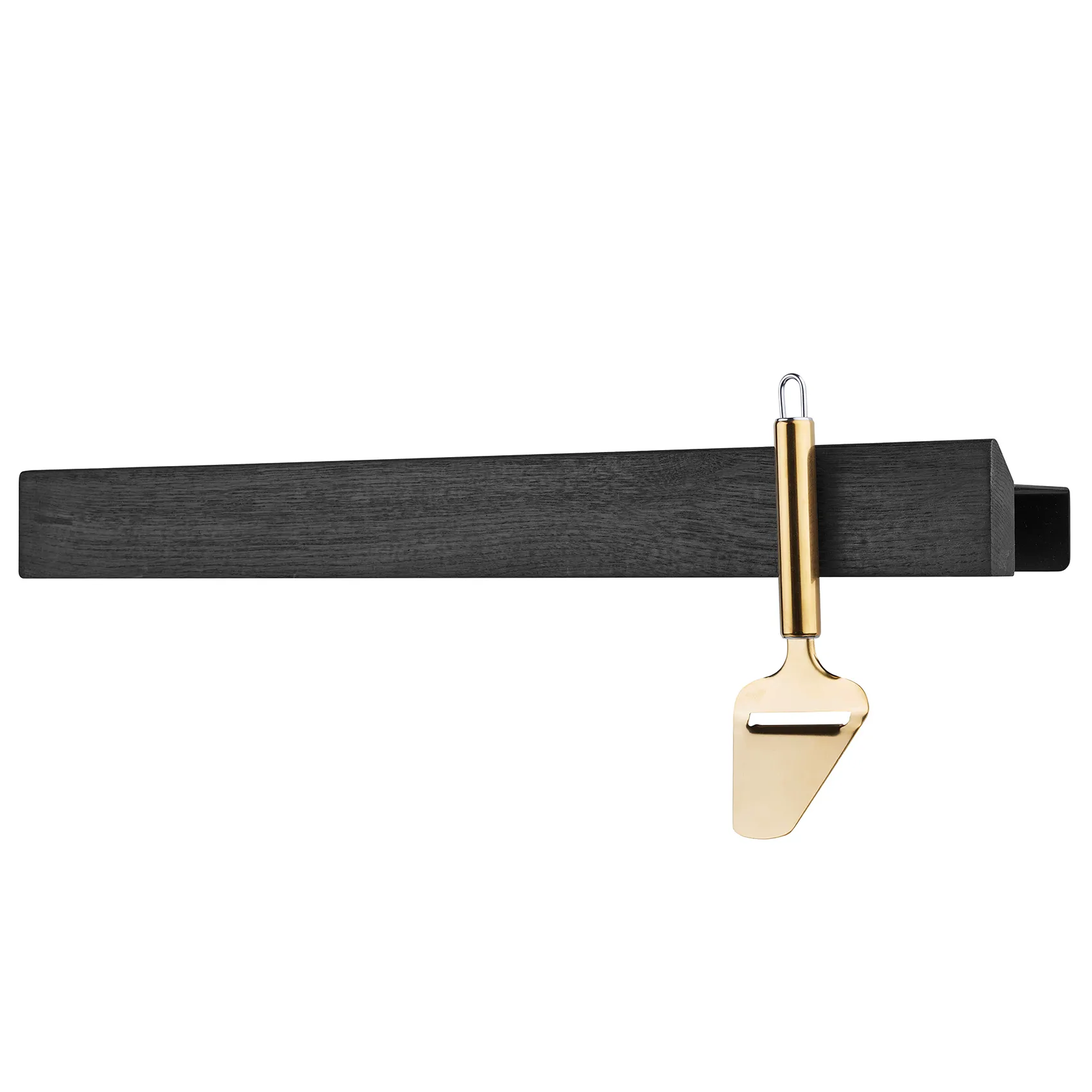 Listón magnético Flex Rail 60 cm, roble teñido de negro-negro Gejst