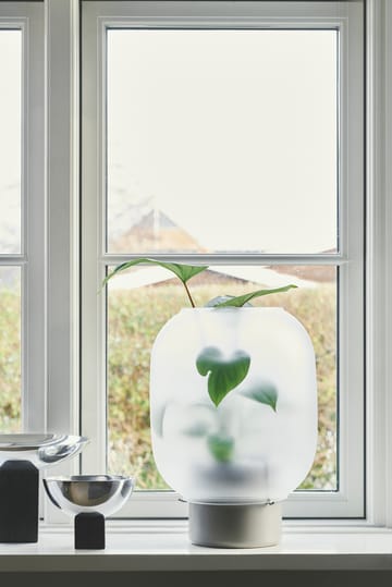 Maceta con cristal pavonado Nebl Ø26 cm - Gris - Gejst