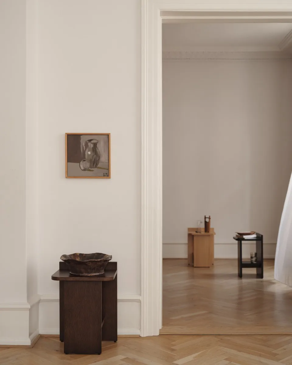 Mesa auxiliar Ismo, Fresno negro Gejst