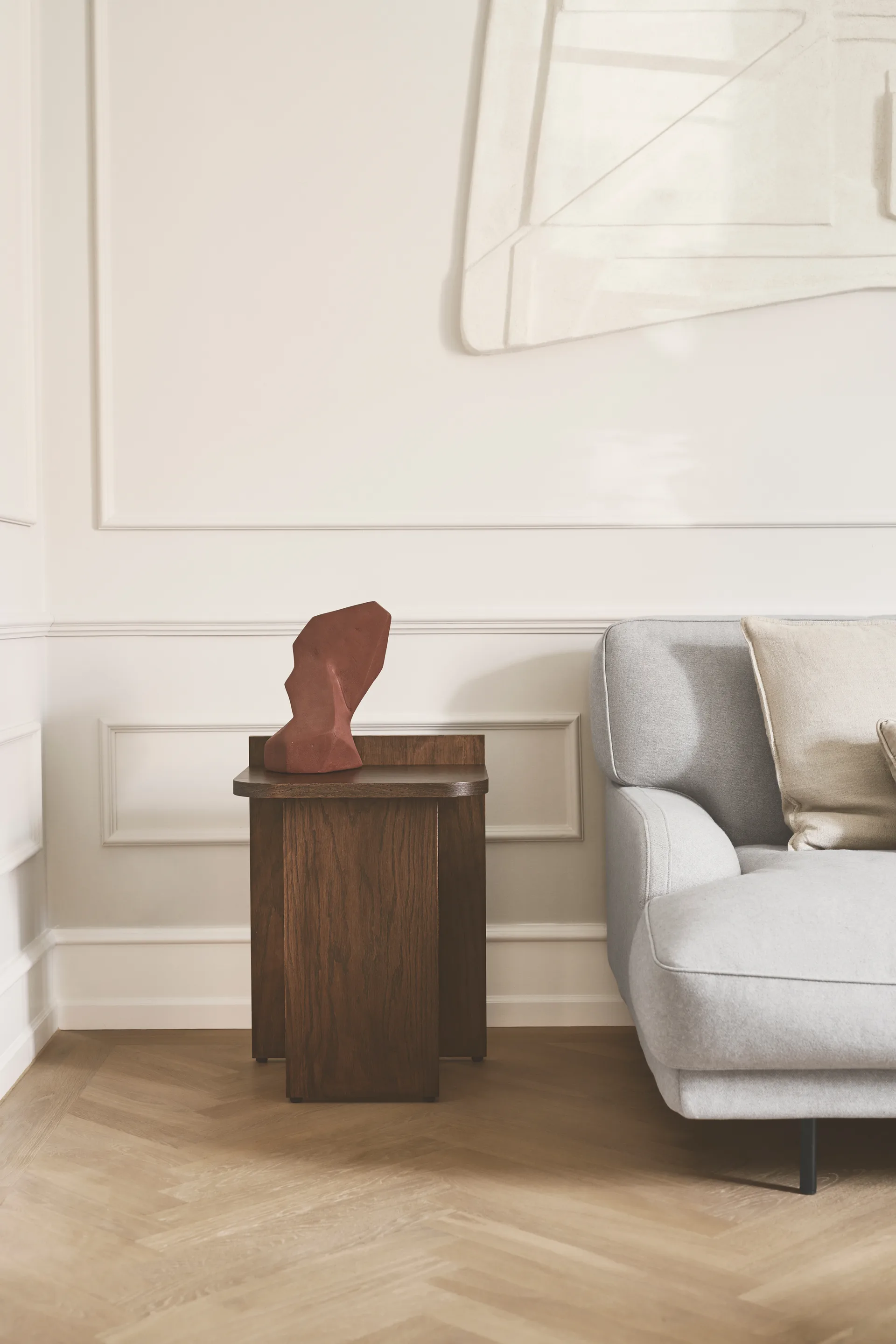 Mesa auxiliar Ismo, Roble oscuro Gejst