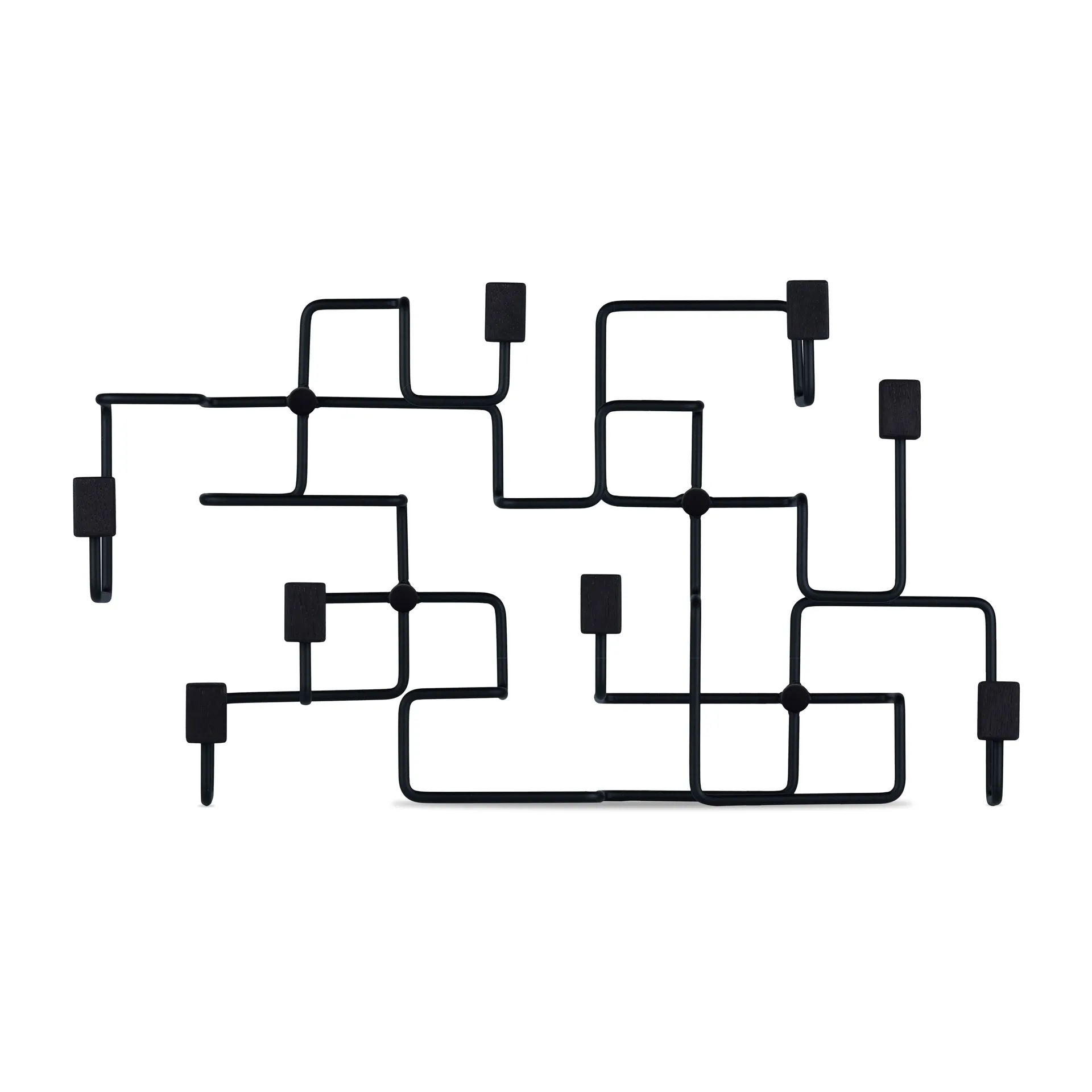 Perchero Underground, Negro-roble teñido de negro Gejst