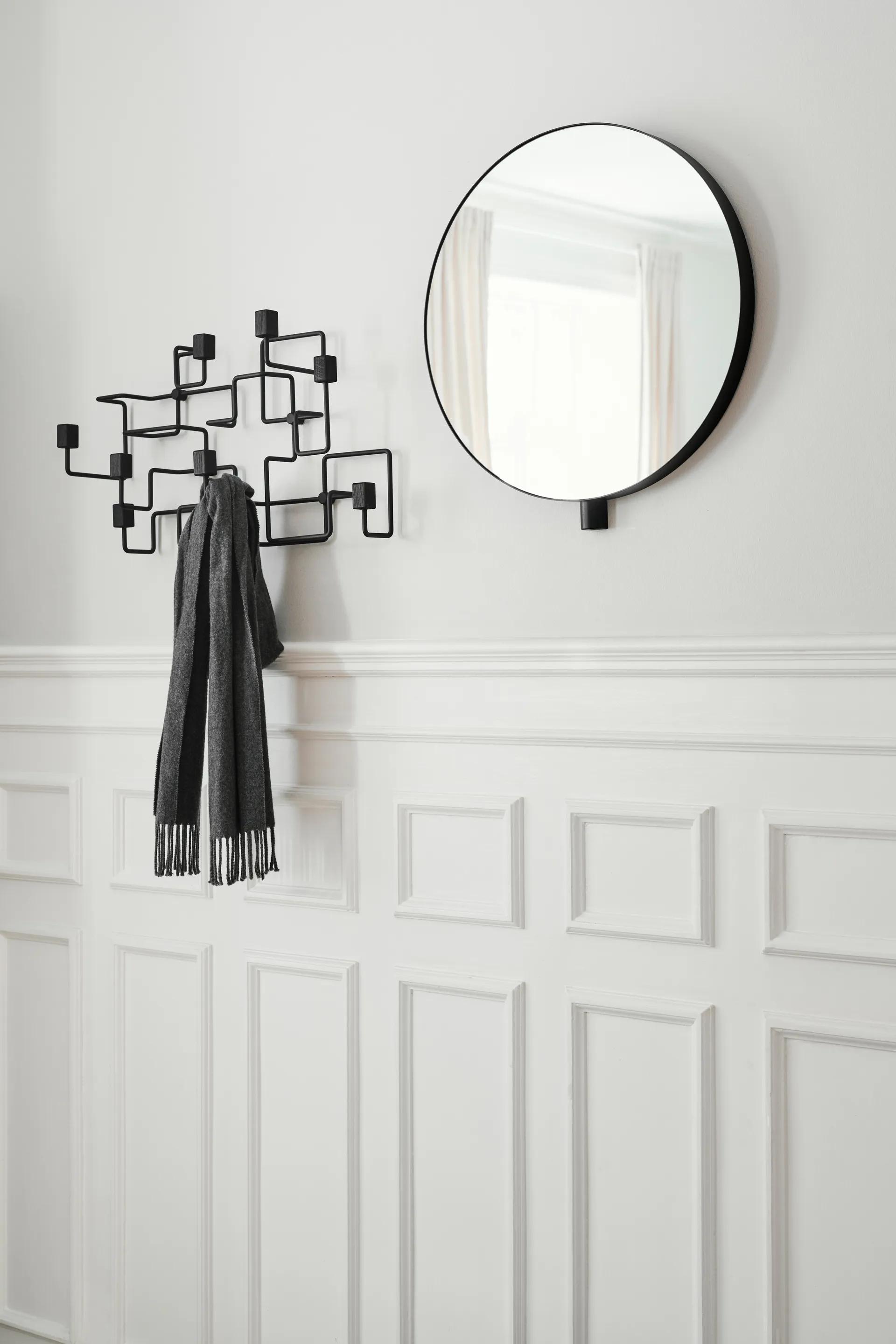 Perchero Underground, Negro-roble teñido de negro Gejst