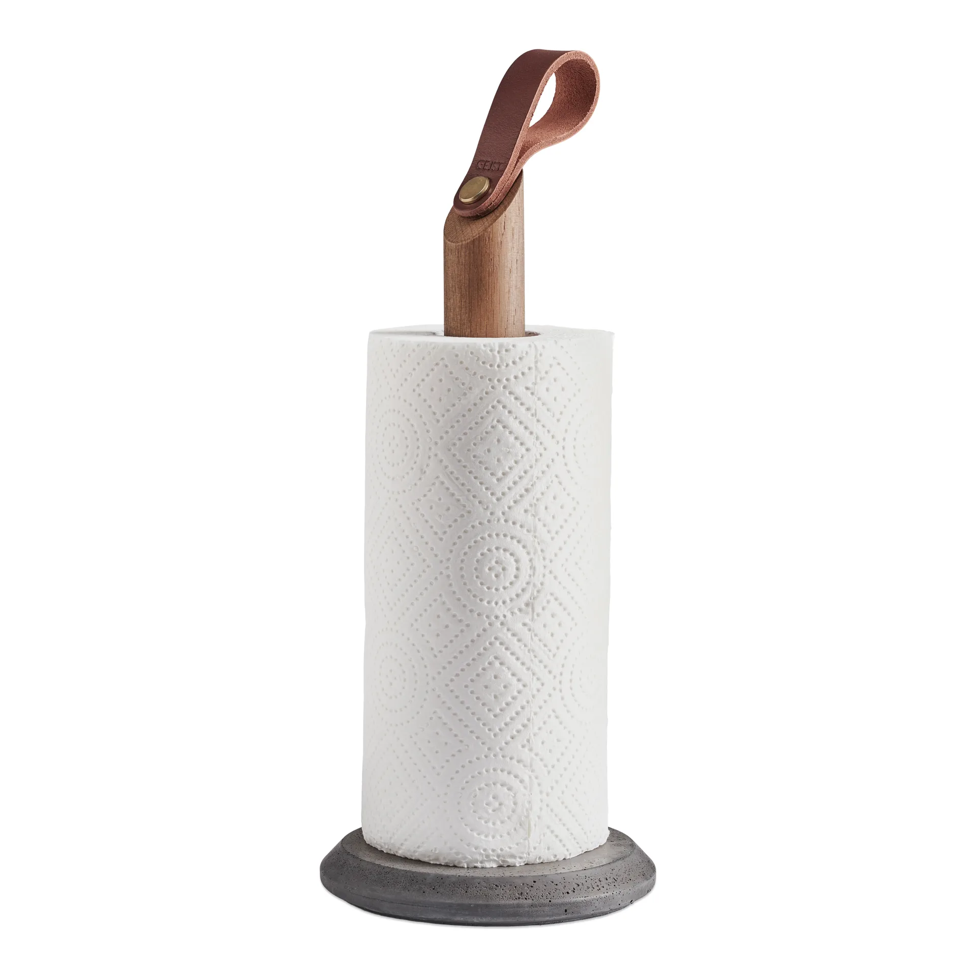 Portarrollos de papel cocina Grab, Roble ahumado Gejst