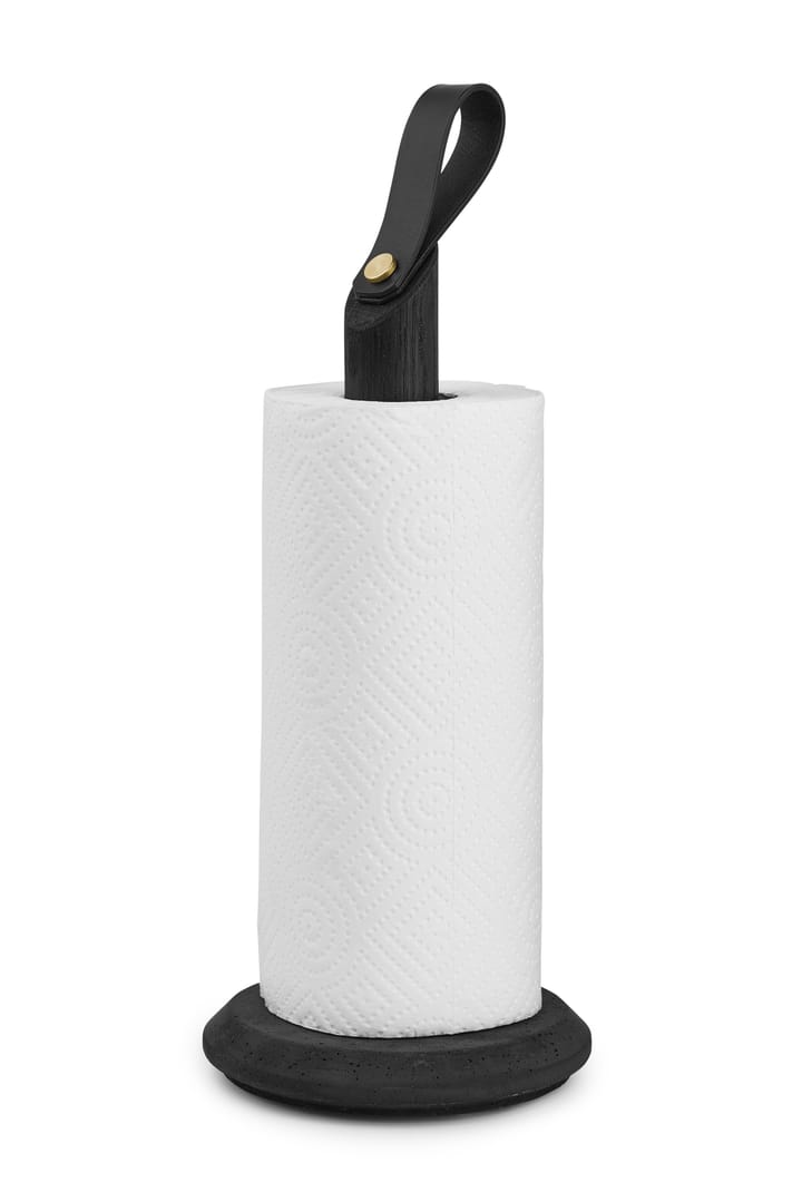 Portarrollos de papel cocina Grab, Roble teñido negro Gejst